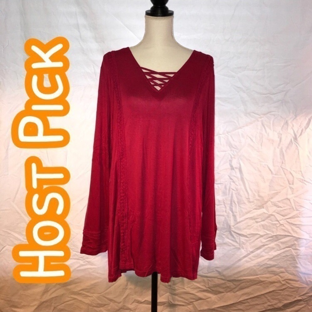 ✅2X Host Pick✅ Women’s Araza Tunic Top, Size 2X